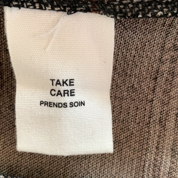 Anthropologie Avec Les Filles Sigrid Long Blazer Women’s Cream Black Plaid XS - Picture 10 of 13